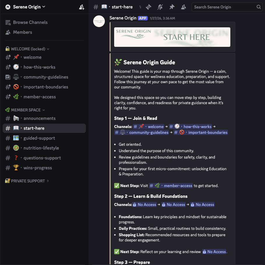 Member discussion example