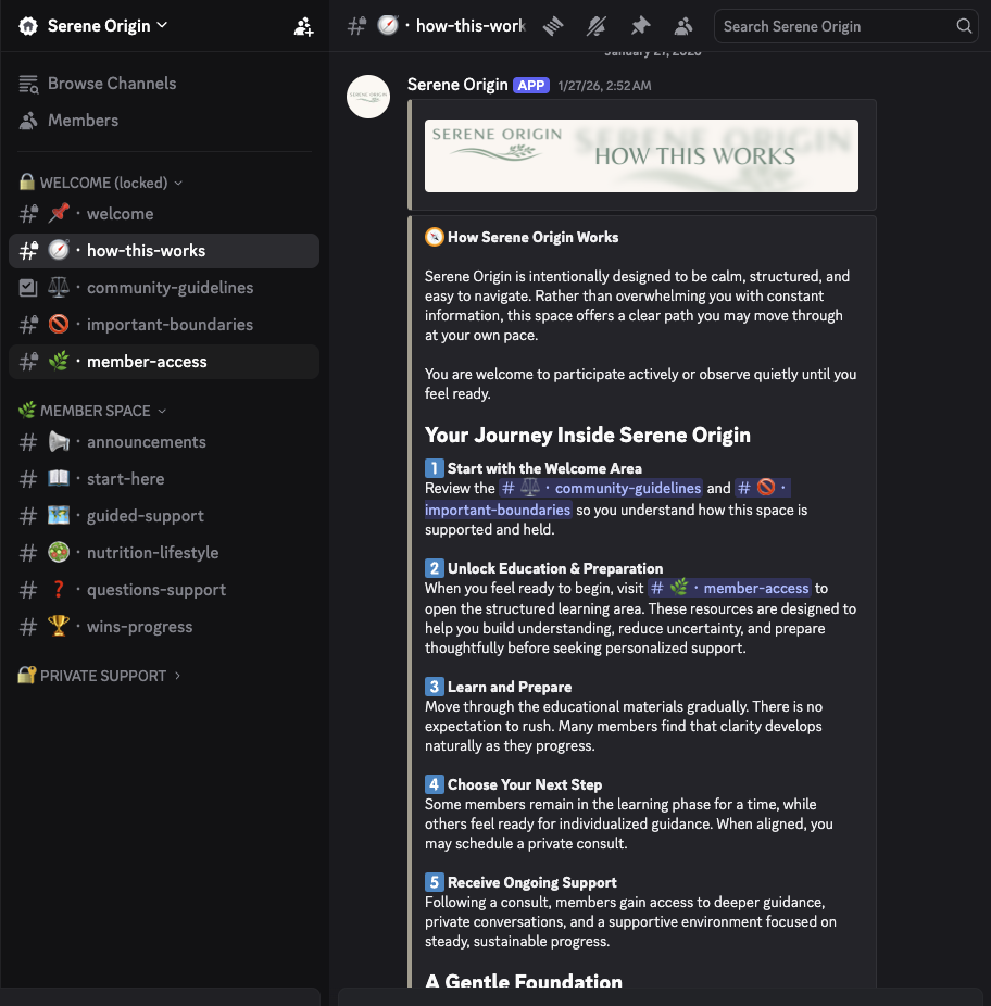 Onboarding experience